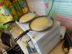 Pancake Tuesday in Senior Infants