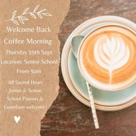 Welcome Back Coffee Morning